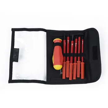 7Pcs Insulated Screwdriver Set Electrical Hand Tools Multifunctional Opening Repair Precision Tools Kit With Storage Bag
7Pcs Insulated Screwdriver Set Electrical Hand Tools Multifunctional Opening Repair Precision Tools Kit With Storage Bag