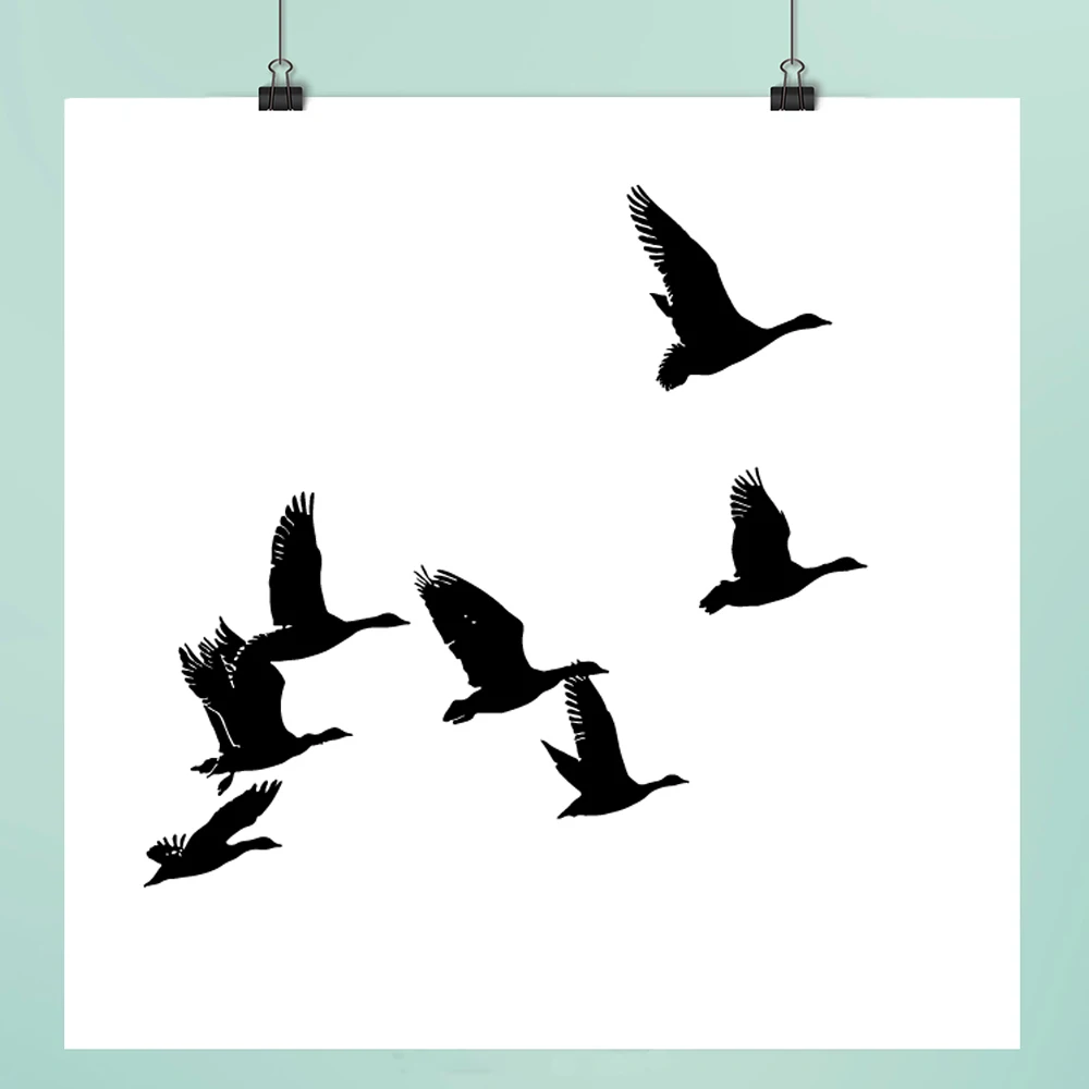 Flying swans Clear Stamps For DIY Scrapbooking/Card Making/Album Decorative Rubber Stamp Crafts
Flying swans Clear Stamps For DIY Scrapbooking/Card Making/Album Decorative Rubber Stamp Crafts