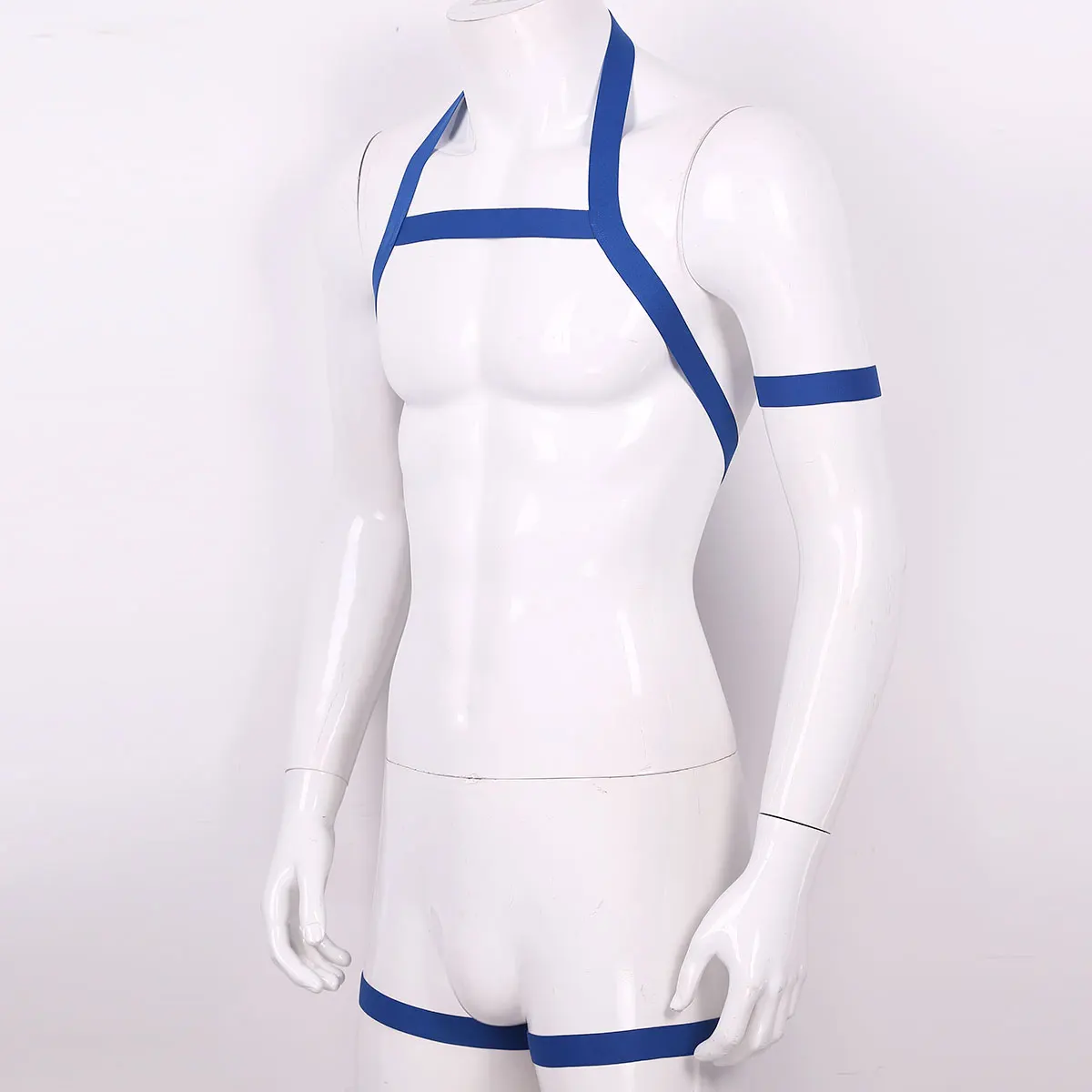 YiZYiF Body Chest Harness Men Halter Neck Elastic Belt Leg Garter Shoulder Strap With Armband For Cosplay Club Costumes 30 YiZYiF Body Chest Harness Men Halter Neck Elastic Belt Leg Garter Shoulder Strap With Armband For Cosplay Club Costumes -Zentai shop online H2d906cdee4e14ef3897b0579ff77498aV.jpg