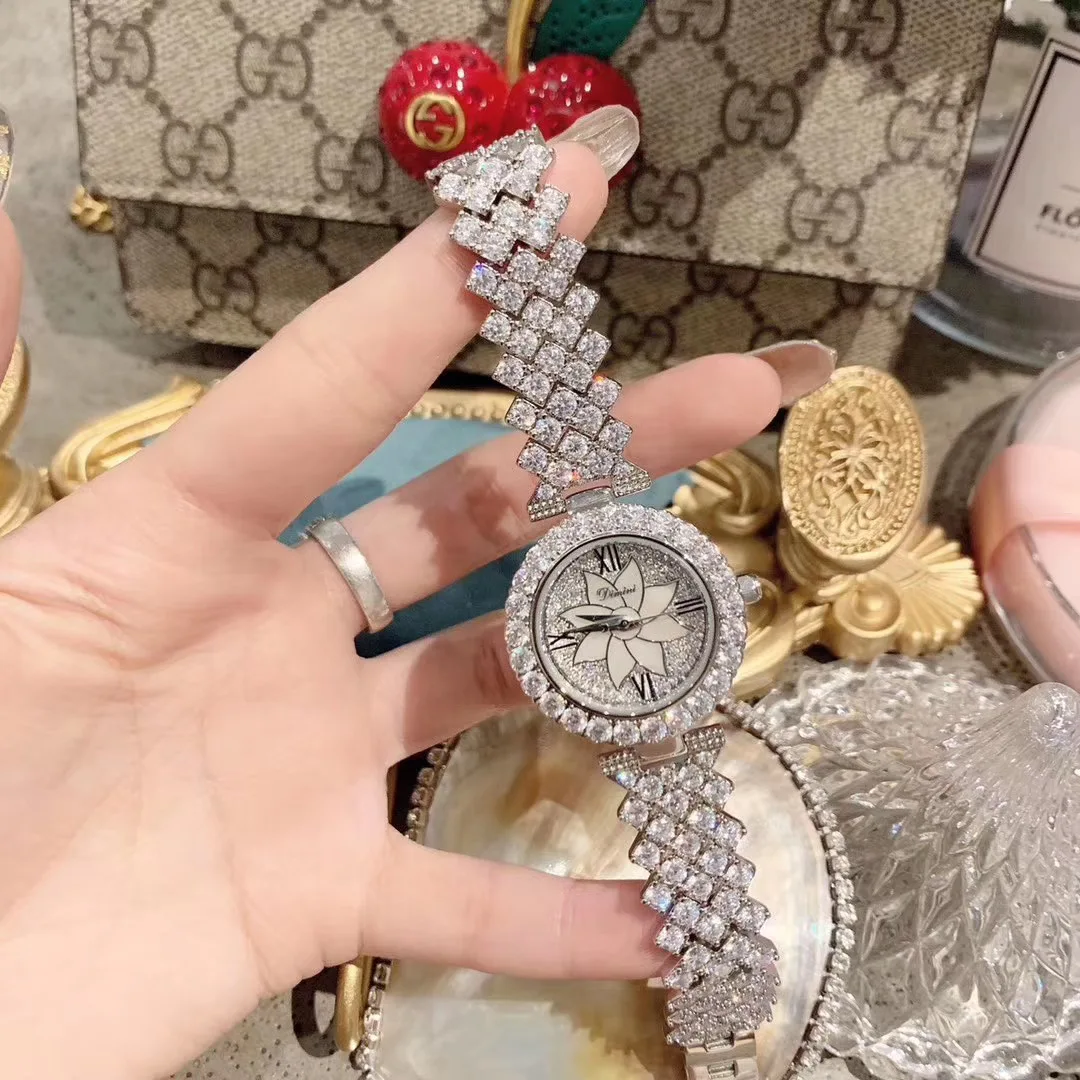 HerHome Fashion Women Full Crystals Jewelry Watches Luxury Rhinestone Bracelet Watch Waterproof Quartz Roman Wrist watch Lotus HerHome Fashion Women Full Crystals Jewelry Watches Luxury Rhinestone Bracelet Watch Waterproof Quartz Roman Wrist watch Lotus