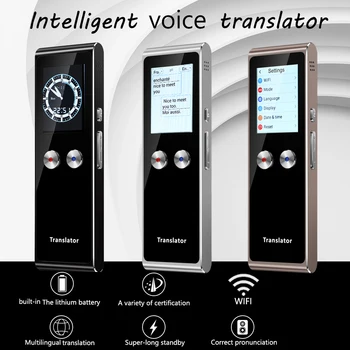 51 Languages Translator T8S Smart Translator WiFi Two-way Real-time Smart Voice Translator Portable Traduttore Touch Screen
51 Languages Translator T8S Smart Translator WiFi Two-way Real-time Smart Voice Translator Portable Traduttore Touch Screen