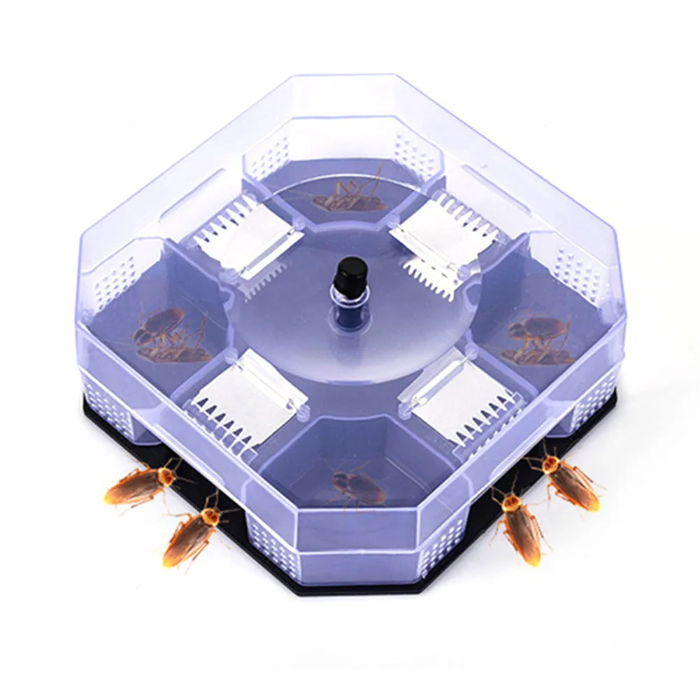 

Household Effective Cockroach Traps Box Reusable Cockroach Bug Roach Catcher Cockroach Killer Bait Traps Pesticide for Kitchen