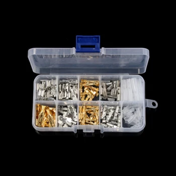 150Pcs/Set Male and Female Car Spade Connector Splice Crimp Wire Terminals Assortment with Insulating Sleeve for Motorcycle Bike
150Pcs/Set Male and Female Car Spade Connector Splice Crimp Wire Terminals Assortment with Insulating Sleeve for Motorcycle Bike