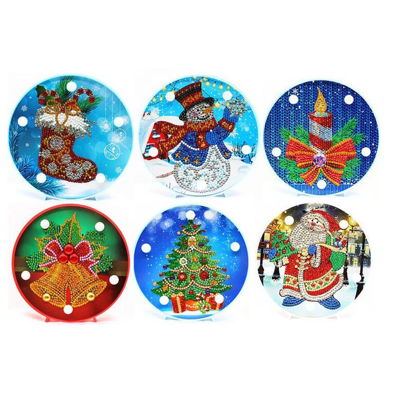 Diamond Painting Led Lamp Santa Claus Sock,Christmas Tree Diy Night Lamp Candle Full Drill Embroidery Painting Decor
Diamond Painting Led Lamp Santa Claus Sock,Christmas Tree Diy Night Lamp Candle Full Drill Embroidery Painting Decor