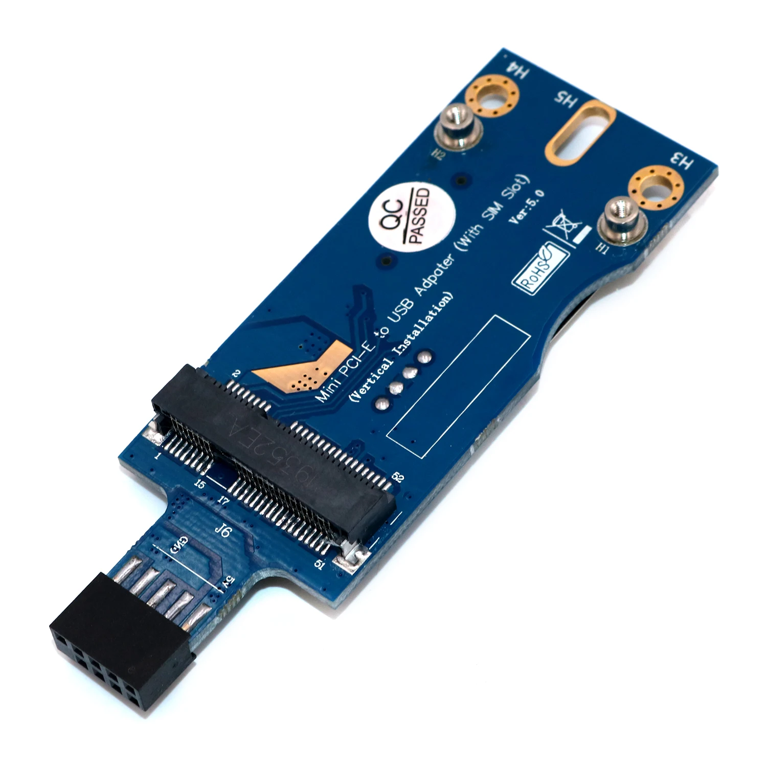 Фото Мини PCI-E беспроводной к USB со слотом для SIM-карты WWAN LTE модуль адаптер | Платы расширения (4000472816241)