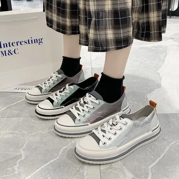 New Spring Autumn Fashion Sneakers Women's Wild Women's Comfortable Shoes Mixed Color Lace up Shoes Walking Shoes E15-65
New Spring Autumn Fashion Sneakers Women's Wild Women's Comfortable Shoes Mixed Color Lace up Shoes Walking Shoes E15-65