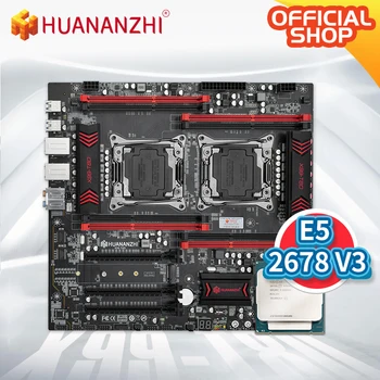HUANANZHI X99-T8D Motherboard Intel XEON E5 2678V3 LGA 2011-3 E5 V3 DDR3 RECC 256GB E-ATX Server Mainboard
HUANANZHI X99-T8D Motherboard Intel XEON E5 2678V3 LGA 2011-3 E5 V3 DDR3 RECC 256GB E-ATX Server Mainboard