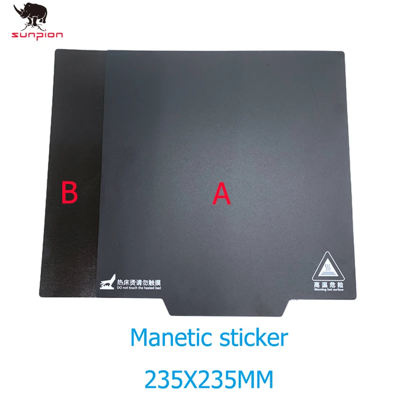 Creality 3D Ender-3 Magnetic Build Surface Plate Sticker Pads Ultra-Flexible Removable 3D Printer Heated Bed Cover 235*235mm
Creality 3D Ender-3 Magnetic Build Surface Plate Sticker Pads Ultra-Flexible Removable 3D Printer Heated Bed Cover 235*235mm