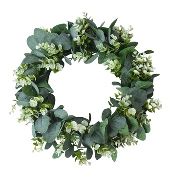 Simulation Eucalyptus Artificial Wreath Door Threshold Flower DIY Wedding Celebration Home Party Pendant Christmas Wall Decor
Simulation Eucalyptus Artificial Wreath Door Threshold Flower DIY Wedding Celebration Home Party Pendant Christmas Wall Decor