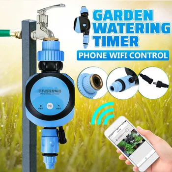 Automatic WIFI Garden Water Timer Irrigation Controller Phone Remote Control Electronic Garden Watering Timer Controller System
Automatic WIFI Garden Water Timer Irrigation Controller Phone Remote Control Electronic Garden Watering Timer Controller System