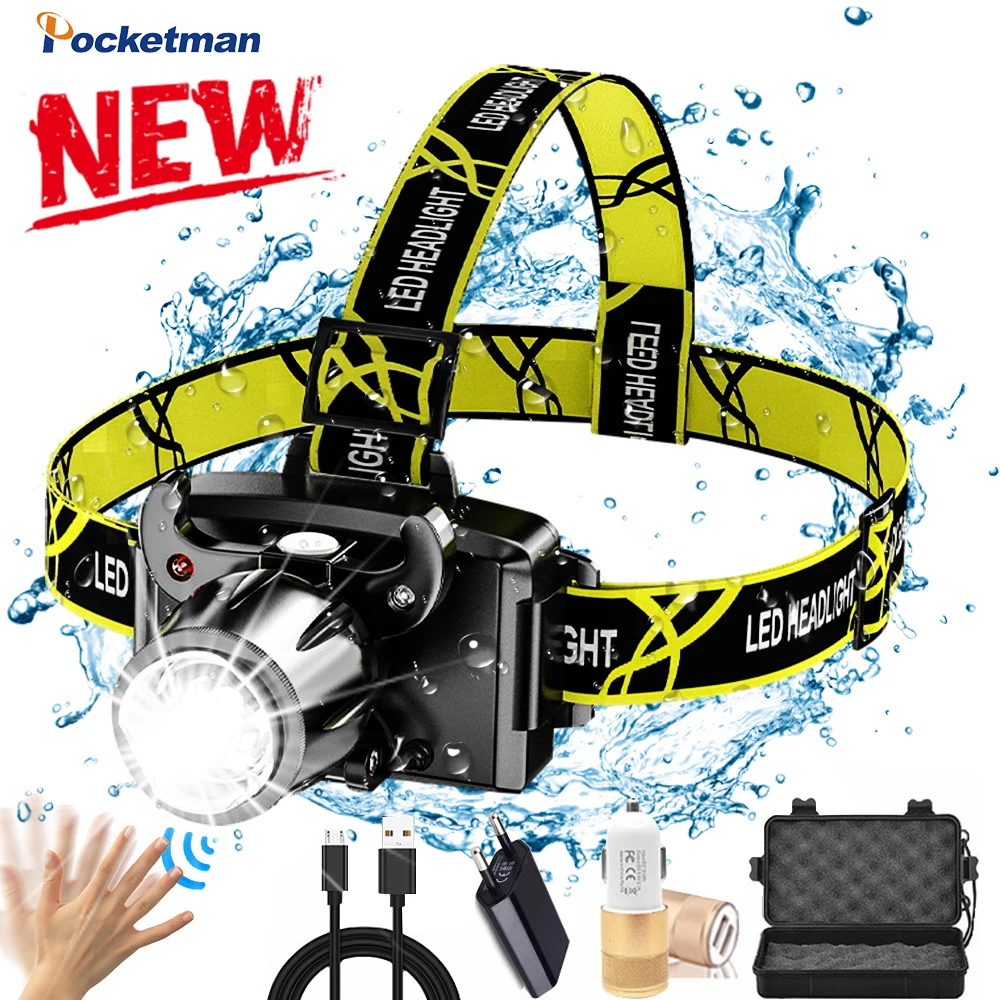 Super Bright Headlight Led headlight T6 zoom headlight headlight flashlight headlight built-in battery, used for fishing Hunting
Super Bright Headlight Led headlight T6 zoom headlight headlight flashlight headlight built-in battery, used for fishing Hunting