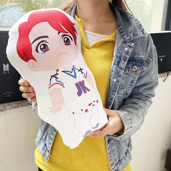 Cute Pillow Bangtan Boys New Cartoon Character Style Pillow Doll Dolls Fans Support Gift Travel Pillow Neck 
Cute Pillow Bangtan Boys New Cartoon Character Style Pillow Doll Dolls Fans Support Gift Travel Pillow Neck