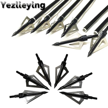6PCS Bow and Arrow Hunting Arrow Tips 100 Grain 3 Fixed Blade Compound Bow Archery Arrowheads Crossbow Hunting Arrowheads
6PCS Bow and Arrow Hunting Arrow Tips 100 Grain 3 Fixed Blade Compound Bow Archery Arrowheads Crossbow Hunting Arrowheads