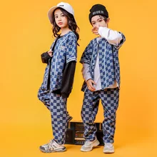 Kid Hip Hop Clothing Checkered Cardigan Shirt Sweatshirt Top Streetwear Casual Pants for Girl Boy Jazz Dance Costume Clothes
Kid Hip Hop Clothing Checkered Cardigan Shirt Sweatshirt Top Streetwear Casual Pants for Girl Boy Jazz Dance Costume Clothes
