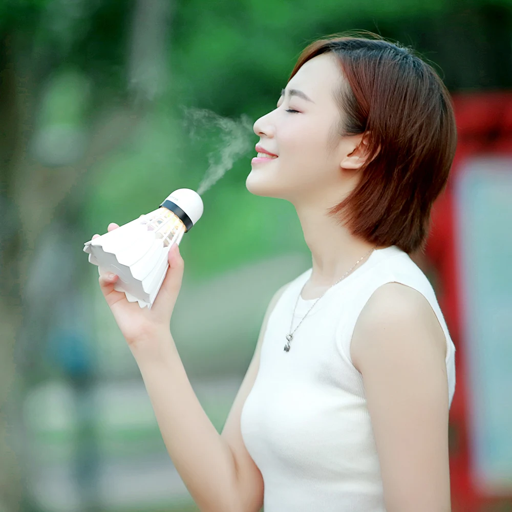 New Creative Badminton Multifunctional humidifier Mini Portable USB Mute Humidifier Home Bedroom Office Air Water Spray with Tim
New Creative Badminton Multifunctional humidifier Mini Portable USB Mute Humidifier Home Bedroom Office Air Water Spray with Tim