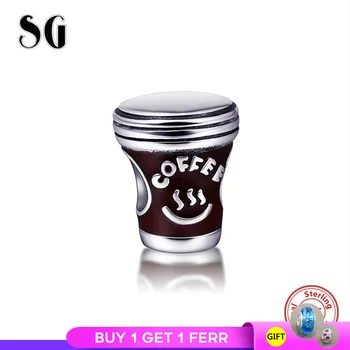 New Style Sterling Silver Brown Coffee Cup Shape Beads Charm Fits Authentic Europe Charm Bracelet Jewelry Gift For Love
New Style Sterling Silver Brown Coffee Cup Shape Beads Charm Fits Authentic Europe Charm Bracelet Jewelry Gift For Love