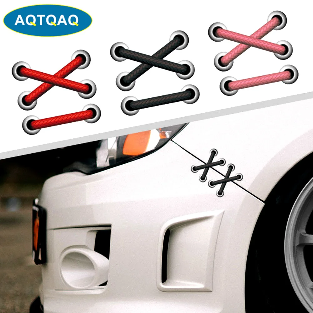 1Pcs Car Decal Car Sticker Removable Parallel Cross Shoelaces Sticker Auto Refit Cars Reflective Car Sticker
1Pcs Car Decal Car Sticker Removable Parallel Cross Shoelaces Sticker Auto Refit Cars Reflective Car Sticker