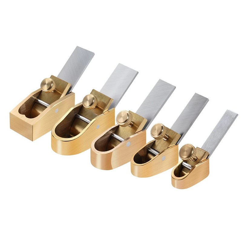 5 Piece Woodworking Plane Cutter Set Curved Sole Metal Copper Luthier Tool Violin Viola Cello Wooden Instrument
5 Piece Woodworking Plane Cutter Set Curved Sole Metal Copper Luthier Tool Violin Viola Cello Wooden Instrument