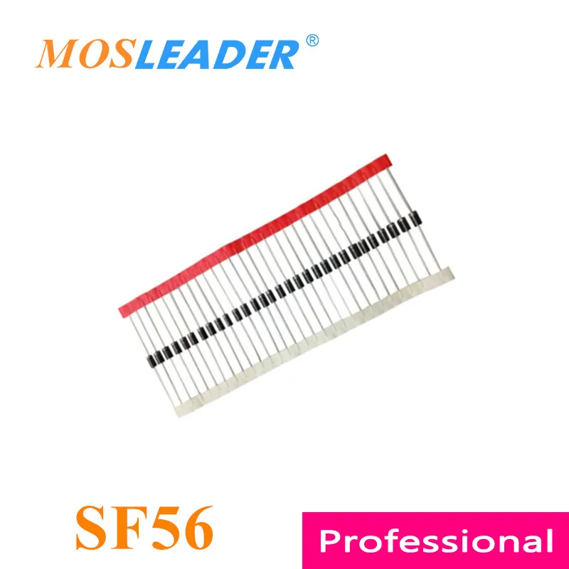 Mosleader SF56 DO27 1250 шт DO201 5A 400V в ленте Сделано Китае высокого качества | Электроника