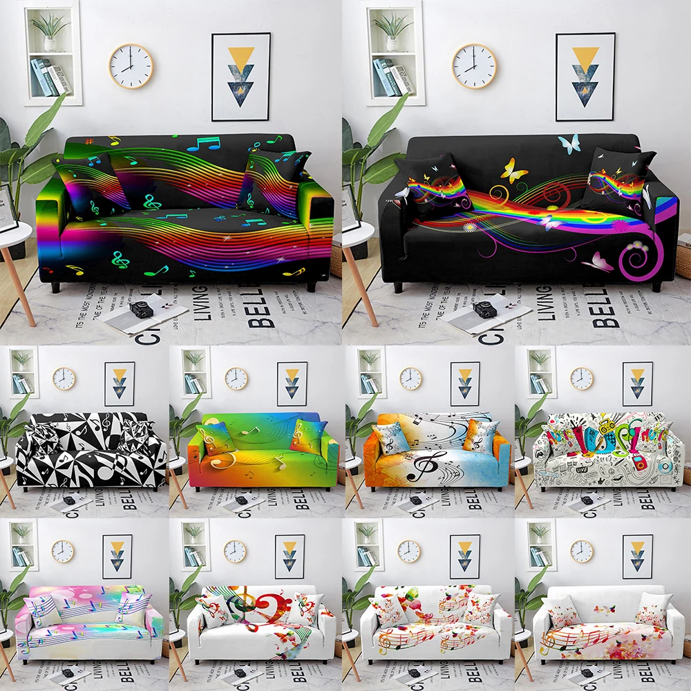 Colorful Music Notation Pattern Elastic Sofa Cover for Living Room Single Double Sofa Couch Protective Cover Washable Slipcover
Colorful Music Notation Pattern Elastic Sofa Cover for Living Room Single Double Sofa Couch Protective Cover Washable Slipcover