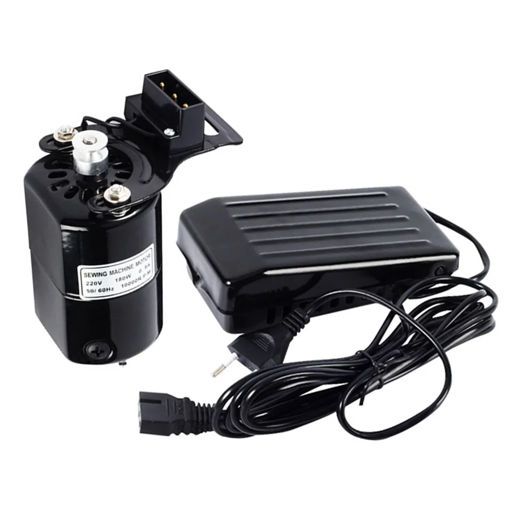 220V 180W 5000RPM Home Sewing Machine Black Motor With Foot Control Pedal 0.9A High Quality Hot Selling
220V 180W 5000RPM Home Sewing Machine Black Motor With Foot Control Pedal 0.9A High Quality Hot Selling