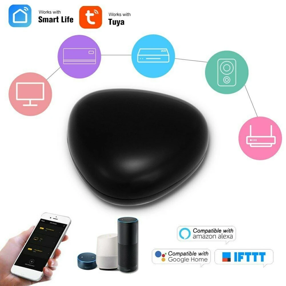A1 Mini Smart Home Automation 2.4GHz WIFI IR Remote Control with Alexa.Google Home Intelligent Universal Voice Remote Control
A1 Mini Smart Home Automation 2.4GHz WIFI IR Remote Control with Alexa.Google Home Intelligent Universal Voice Remote Control
