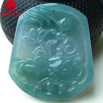 Hezhou jewelry!Myanmar natural jade!Exquisite hand carving!Floral pendant!Exquisite workmanship32.42g 
Hezhou jewelry!Myanmar natural jade!Exquisite hand carving!Floral pendant!Exquisite workmanship32.42g