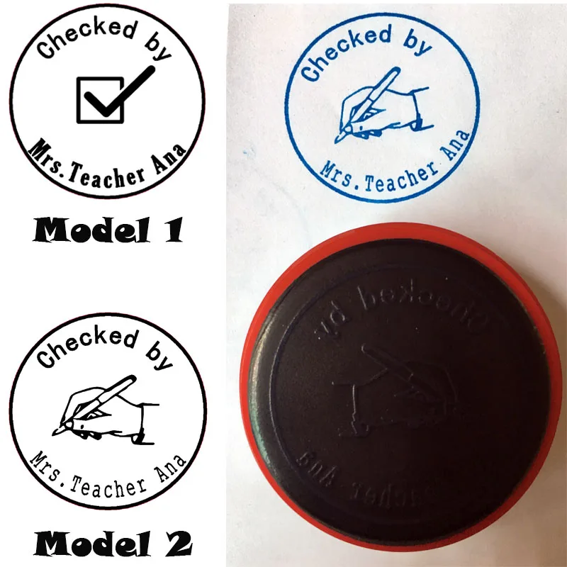 40MM Teacher Stamp Personalized Custom Name Stamp with Checked Self inking For gift school assessment
40MM Teacher Stamp Personalized Custom Name Stamp with Checked Self inking For gift school assessment