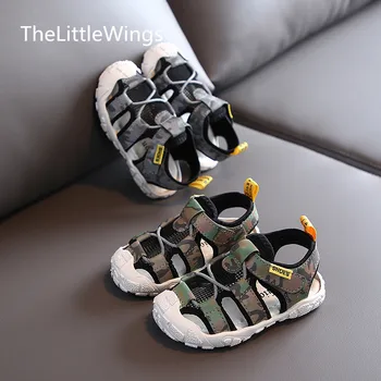 Children's sandals 2020 new soft bottom breathable 1-3 year old boy camouflage sandals
Children's sandals 2020 new soft bottom breathable 1-3 year old boy camouflage sandals