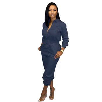 Autumn Winter Women Jumpsuit Bodycon Playsuit Bodysuit Overalls Rompers Plus Size Zipper Fly Pockets Denim Jumpsuits
Autumn Winter Women Jumpsuit Bodycon Playsuit Bodysuit Overalls Rompers Plus Size Zipper Fly Pockets Denim Jumpsuits