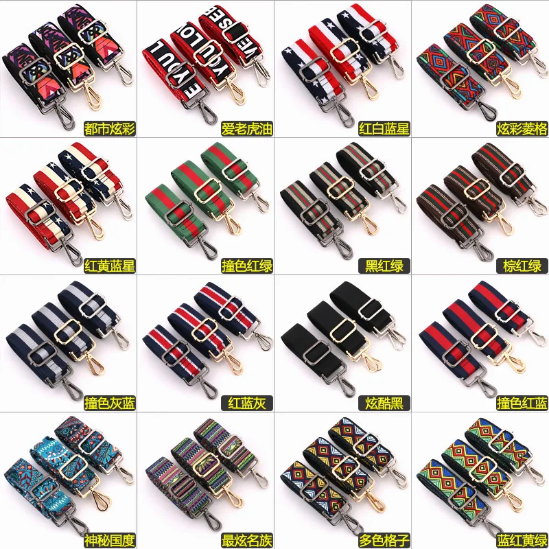 Nylon/Cotton Bag Strap Woman Handbag Wide Colored Straps for Crossbody Messenger Shoulder Bag Accessories Adjustable Straps
Nylon/Cotton Bag Strap Woman Handbag Wide Colored Straps for Crossbody Messenger Shoulder Bag Accessories Adjustable Straps