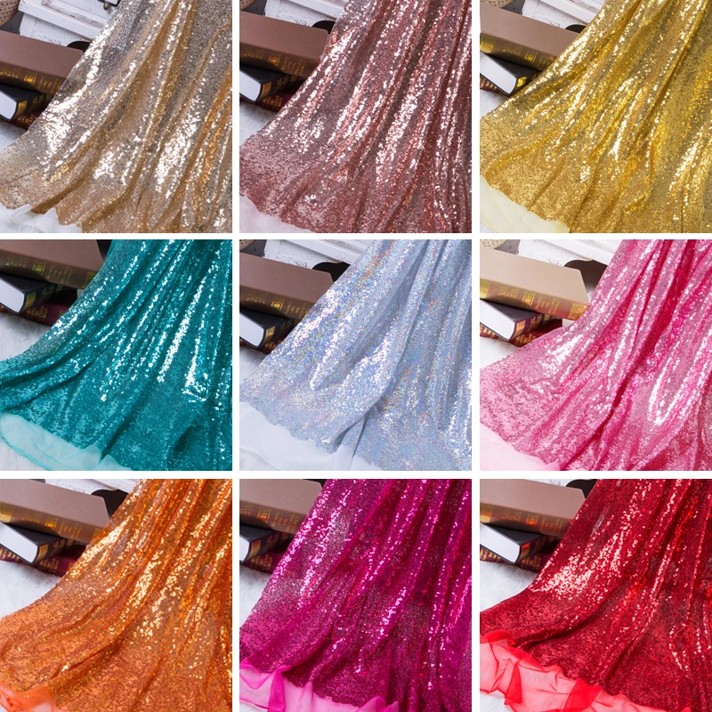 125x50cm DIY 3mm Paillette Sequin Fabric Sparkly Gold Silver Glitter Fabric for Clothes Stage Party Wedding Home Decor
125x50cm DIY 3mm Paillette Sequin Fabric Sparkly Gold Silver Glitter Fabric for Clothes Stage Party Wedding Home Decor
