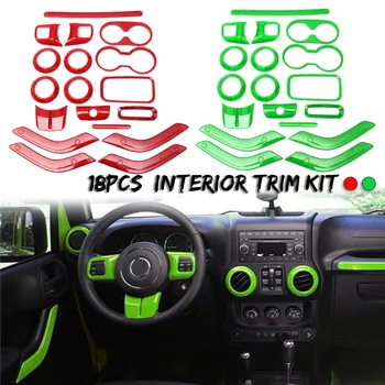 NEW 18Pcs Full Set Interior Decoration Trim Kit Door Handle Air Conditioning Vent Cover Trim For Jeep for Wrangler Jk 2011-2017
NEW 18Pcs Full Set Interior Decoration Trim Kit Door Handle Air Conditioning Vent Cover Trim For Jeep for Wrangler Jk 2011-2017