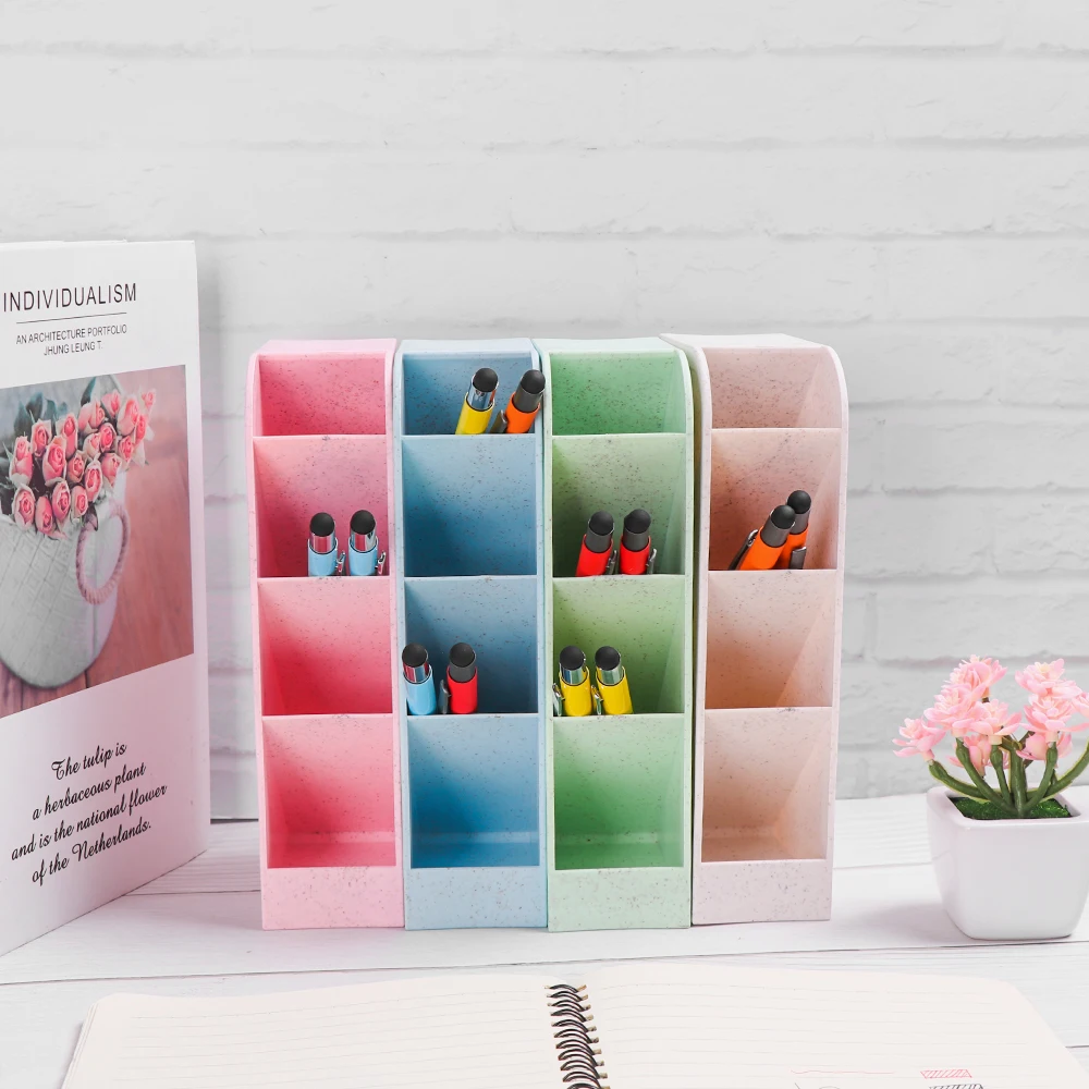 4 вида красочных шестигранных ручек для домашнего офиса держатель карандашей и