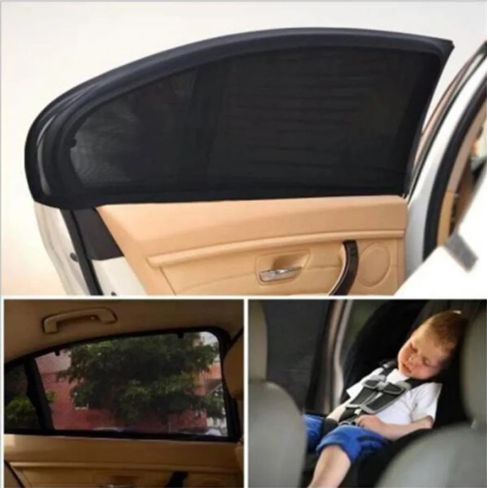 2Pcs Car Sun Visor Rear Side Window Sun Shade Mesh Fabric Sun Visor Shade Cover Shield UV Protector Black Auto Sunshade Curtain
2Pcs Car Sun Visor Rear Side Window Sun Shade Mesh Fabric Sun Visor Shade Cover Shield UV Protector Black Auto Sunshade Curtain