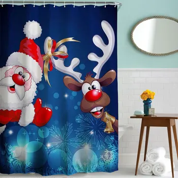Xmas Shower Curtain Bathroom Curtain Christmas NEW Colorful Mouldproof Bath Fashion
Xmas Shower Curtain Bathroom Curtain Christmas NEW Colorful Mouldproof Bath Fashion