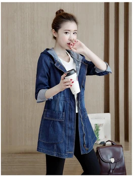 Women Denim Jacket Coat Jean Casual Pattern Female Basic Coat Slim Windbreaker Pockets Vintage Autumn Slim Lady Outwear 
Women Denim Jacket Coat Jean Casual Pattern Female Basic Coat Slim Windbreaker Pockets Vintage Autumn Slim Lady Outwear