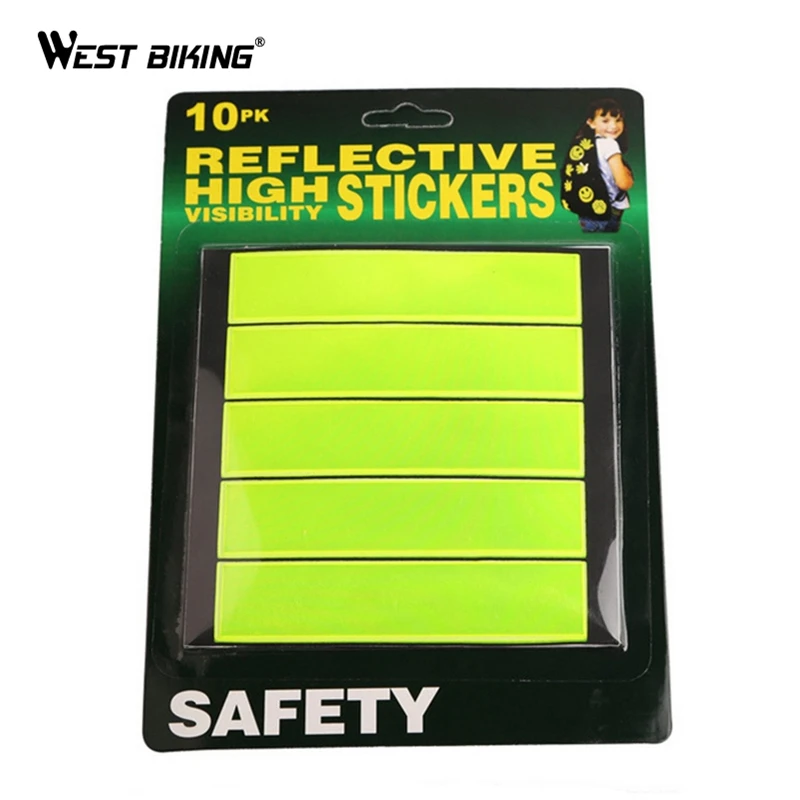 WEST BIKING Super Bright Bicycle Night Cycling Safety Reflective Stickers Tape Patch Fluorescent Colors Bike Reflective Stickers
WEST BIKING Super Bright Bicycle Night Cycling Safety Reflective Stickers Tape Patch Fluorescent Colors Bike Reflective Stickers