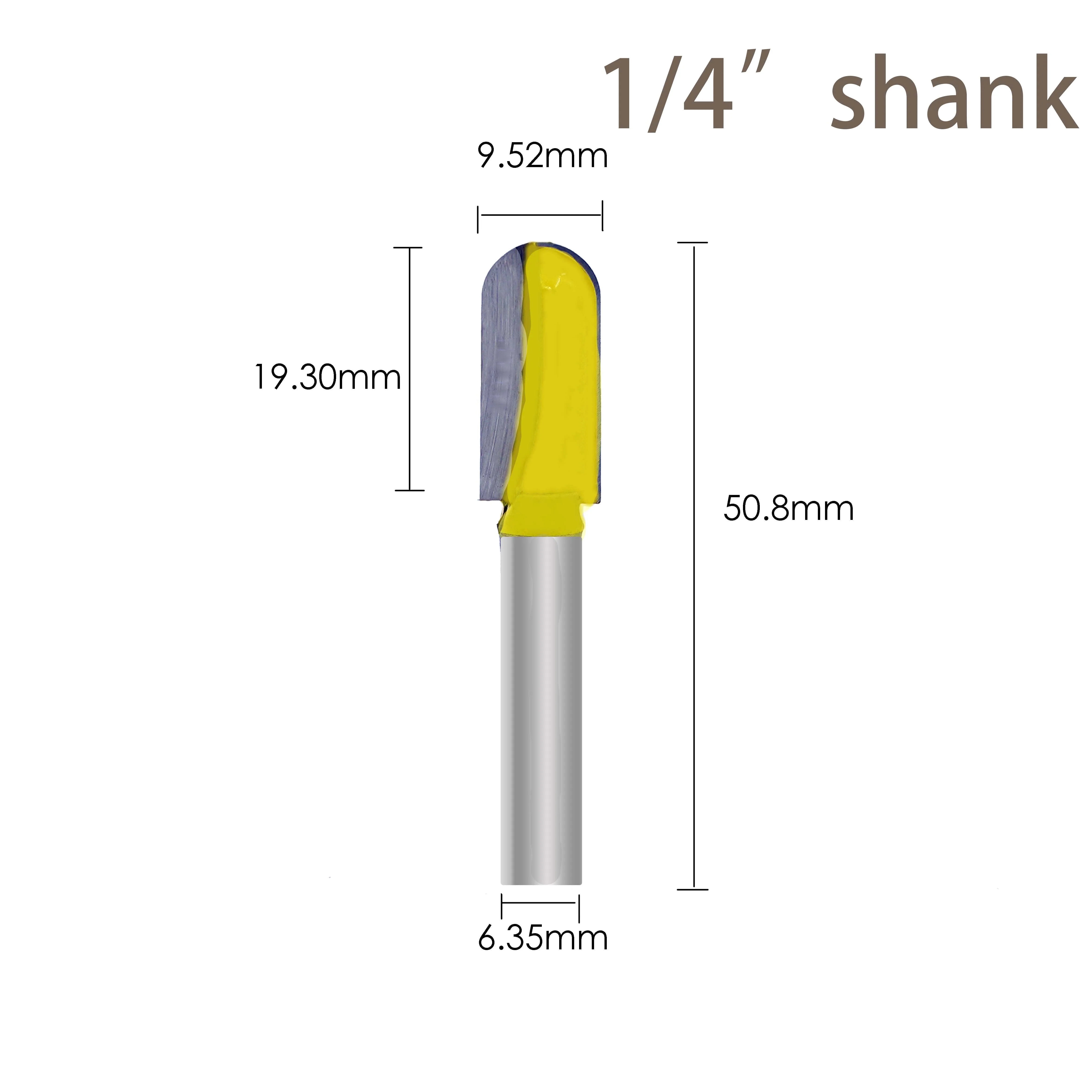 1pc 1/4" Shank milling cutters Core Box Router Bit - Long Reach For woodworking tools fresas para router madera end mill fresas
1pc 1/4" Shank milling cutters Core Box Router Bit - Long Reach For woodworking tools fresas para router madera end mill fresas