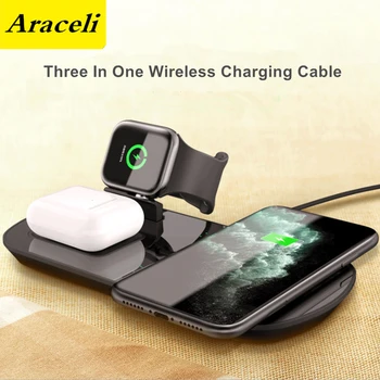3 in 1 Charging Dock Holder For Apple Watch iPhone 11 Pro XS XR 7 8 Plus Airpods Pro Wireless Charger Stand Station Mounts Base
3 in 1 Charging Dock Holder For Apple Watch iPhone 11 Pro XS XR 7 8 Plus Airpods Pro Wireless Charger Stand Station Mounts Base