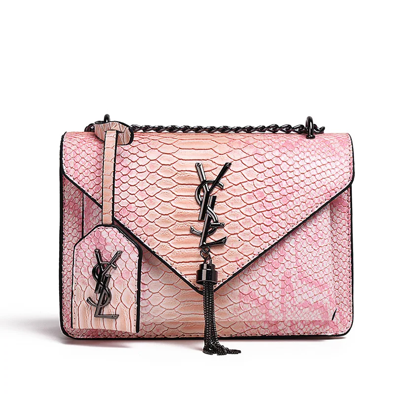 Women Snake Pattern Shoulder Bag New luxury PU Leather Casual Handbags Designer Messenger Bags Retro Tassel Crossbody Totes Bags
Women Snake Pattern Shoulder Bag New luxury PU Leather Casual Handbags Designer Messenger Bags Retro Tassel Crossbody Totes Bags