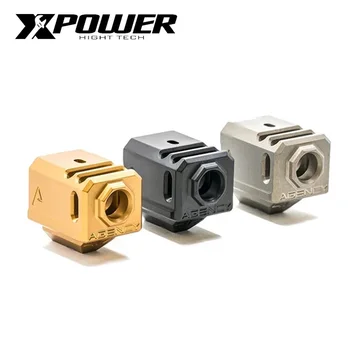 XPOWER GLOCK Compensator Metal G17/P1 Lightweight Kublai Gel Blaster GBB Air soft Accessories Toy Gun Upgrade 14mm CCW
XPOWER GLOCK Compensator Metal G17/P1 Lightweight Kublai Gel Blaster GBB Air soft Accessories Toy Gun Upgrade 14mm CCW