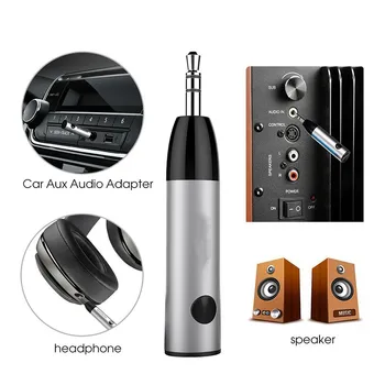 Mini Bluetooth Receiver Wireless Bluetooth 4.1 Receiver 3.5mm Bullet and Aux Receiver Adapter for Car Audio Headphones
Mini Bluetooth Receiver Wireless Bluetooth 4.1 Receiver 3.5mm Bullet and Aux Receiver Adapter for Car Audio Headphones
