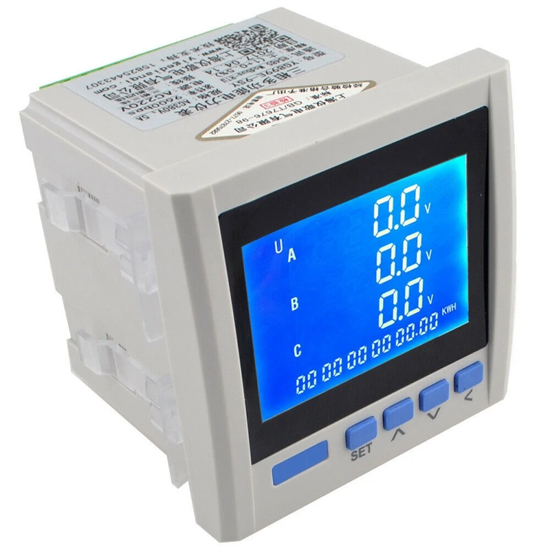 Three Phase LCD Digital Multifunction Meter Energy Accumulation Current Display Three Phase Ammeter
Three Phase LCD Digital Multifunction Meter Energy Accumulation Current Display Three Phase Ammeter