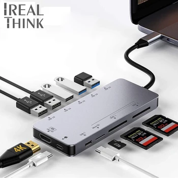 IREALTHINK USB Type c adapter 11 in 1 usb c hub HDMI adapter USB HUB+2SD card reader Laptop hub Macbook Pro
IREALTHINK USB Type c adapter 11 in 1 usb c hub HDMI adapter USB HUB+2SD card reader Laptop hub Macbook Pro