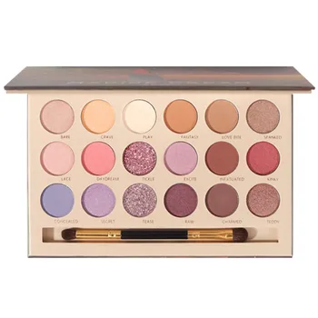 New 18 Colors Shimmer Matte Eye Shadow Waterproof Smudge-proof Colorfast Eyeshadow Palette With Brush
New 18 Colors Shimmer Matte Eye Shadow Waterproof Smudge-proof Colorfast Eyeshadow Palette With Brush
