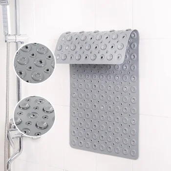 GURET PVC Soft Bath Mats On The Floor Drainable Bath Mats For Bathroom Accessories Anti Slip Bathroom Carpet With Suction Cup
GURET PVC Soft Bath Mats On The Floor Drainable Bath Mats For Bathroom Accessories Anti Slip Bathroom Carpet With Suction Cup