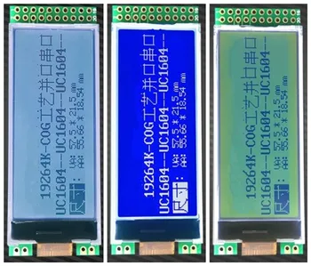 20PIN COG 19264 Graphic LCD Screen Module UC1604 Controller 3V 5V Backlight SPI/Parallel Interface
20PIN COG 19264 Graphic LCD Screen Module UC1604 Controller 3V 5V Backlight SPI/Parallel Interface