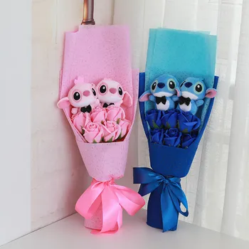 Cute Stitch stuffed catoon bouquet gift box Plush Toy Lovely Stuffed Doll Best Gift for Children toy Christmas Valentine's gifts
Cute Stitch stuffed catoon bouquet gift box Plush Toy Lovely Stuffed Doll Best Gift for Children toy Christmas Valentine's gifts