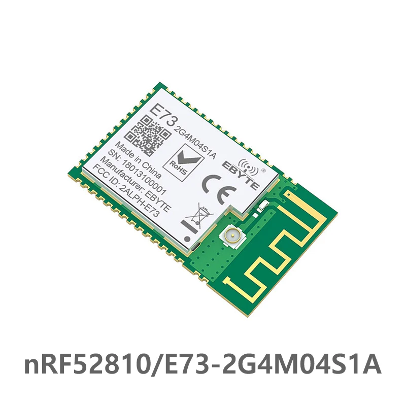 E73-2G4M04S1A nRF52810 BLE 4.2 5.0 bluetooth module 2.4GHz integrated ARM MCU Wireless Transceiver Transmitter Receiver module
E73-2G4M04S1A nRF52810 BLE 4.2 5.0 bluetooth module 2.4GHz integrated ARM MCU Wireless Transceiver Transmitter Receiver module
